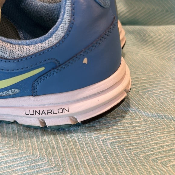 Nike Lunar coast lime ice blue kids youth size 4.5 sneakers tennis shoes running - Picture 11 of 14